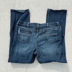 Cinch White Label 40x34 Ridgid Dark Stone Relaxed Straight Leg Jeans MB92834019